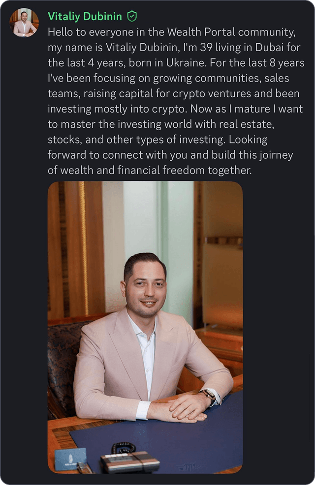 Community testimonial