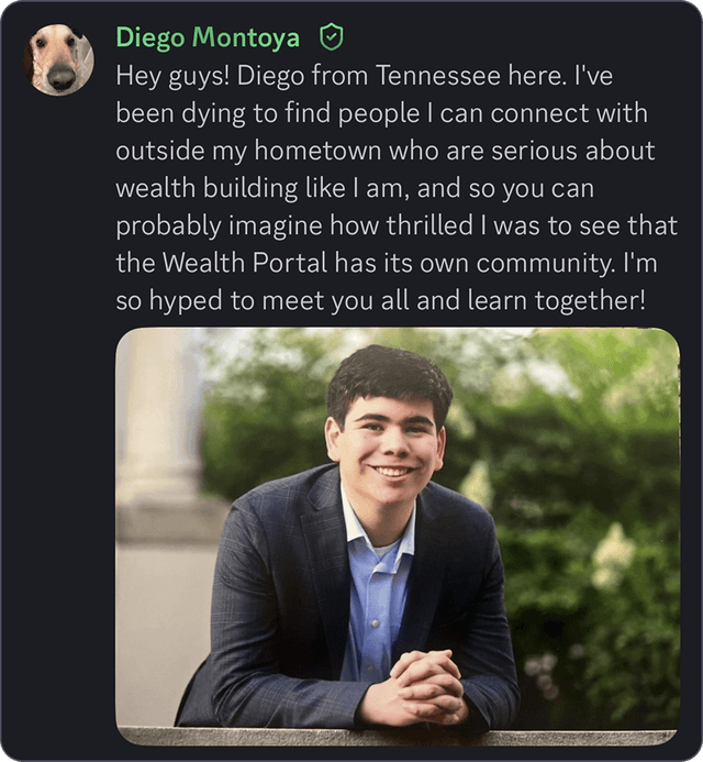 Community testimonial